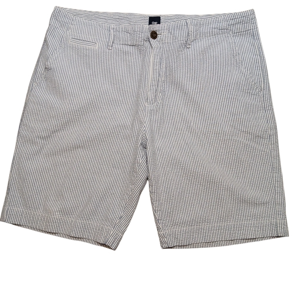 GAP Striped Flat Front Shorts